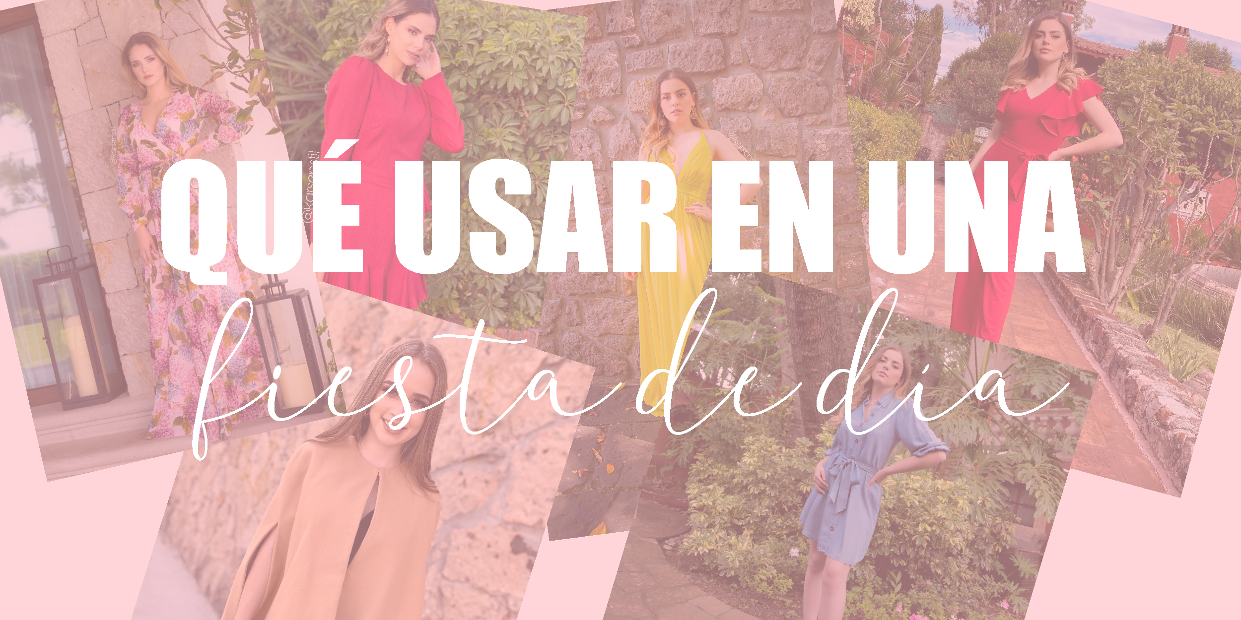 ¿Cómo vestir en una fiesta de día?