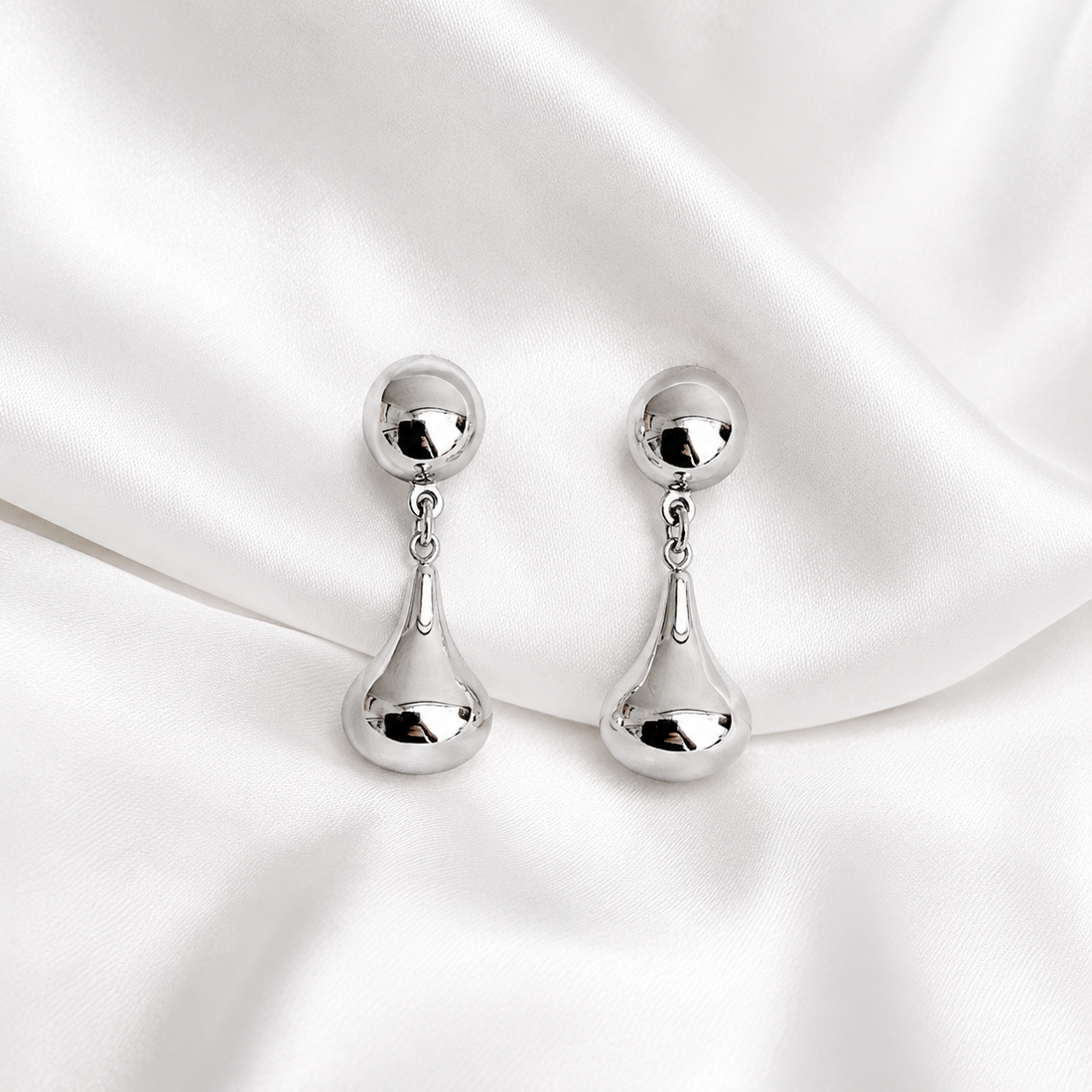 Amalfi| Aretes plata doble gota