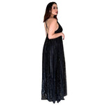 Cristal | Vestido de lentejuelas con escote