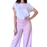 Eiza | Pantalón wide leg rosa