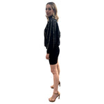Gersilla | Suéter de punto con lentejuela negro