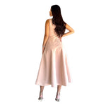 Marie | Vestido midi con cinturón blusa