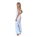 Gadea | Conjunto chaleco con botones dorados blanco