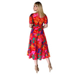 Gianna | Vestido midi rojo