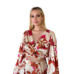 Roberta | Conjunto estampado chedrón