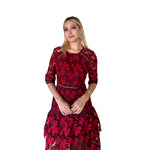 Sri | Vestido midi vino