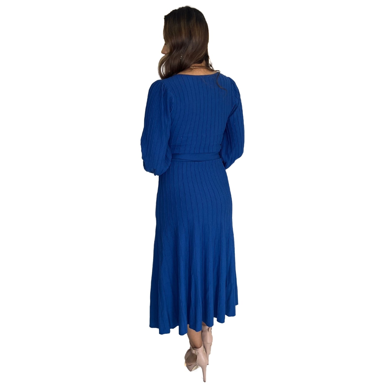 Vestido store oxford azul