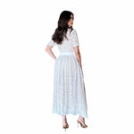 Cinthia | Vestido midi encaje ivory