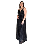 Cristal | Vestido de lentejuelas con escote