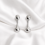 Amalfi| Aretes plata doble gota