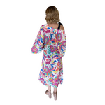 Lú | Kimono estampado multicolor rosa