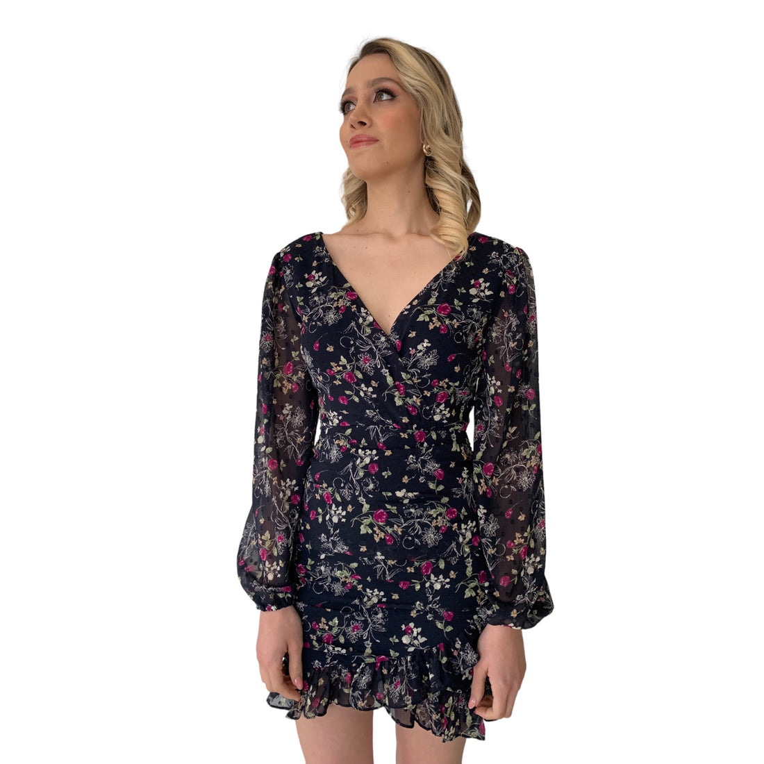 Eve | Vestido corto azul marino