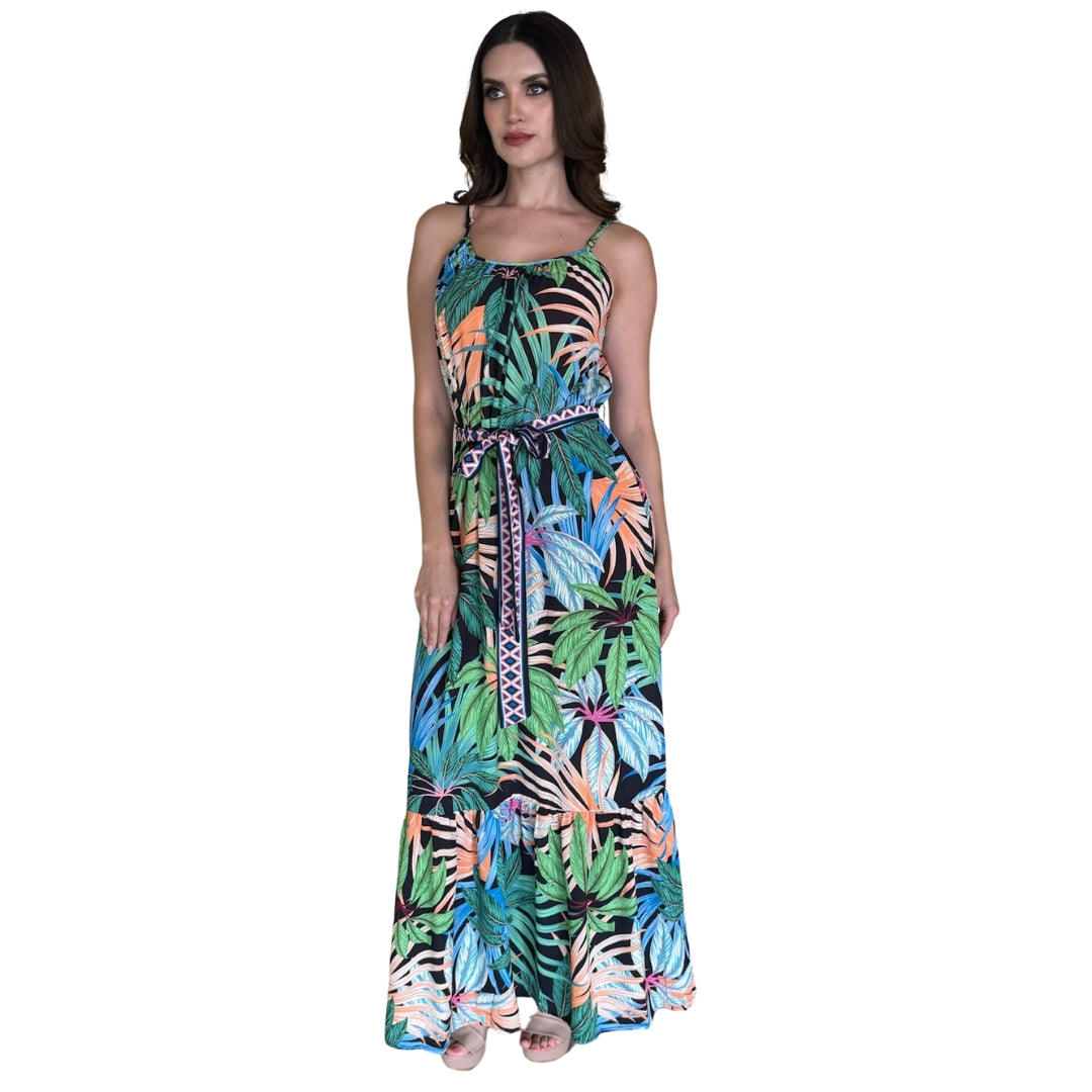 Judy | Vestido largo estampado