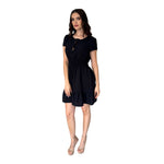 Brianda | Vestido corto olan negro