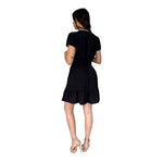 Brianda | Vestido corto olan negro