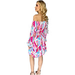 Layla | Vestido corto estampado rosa