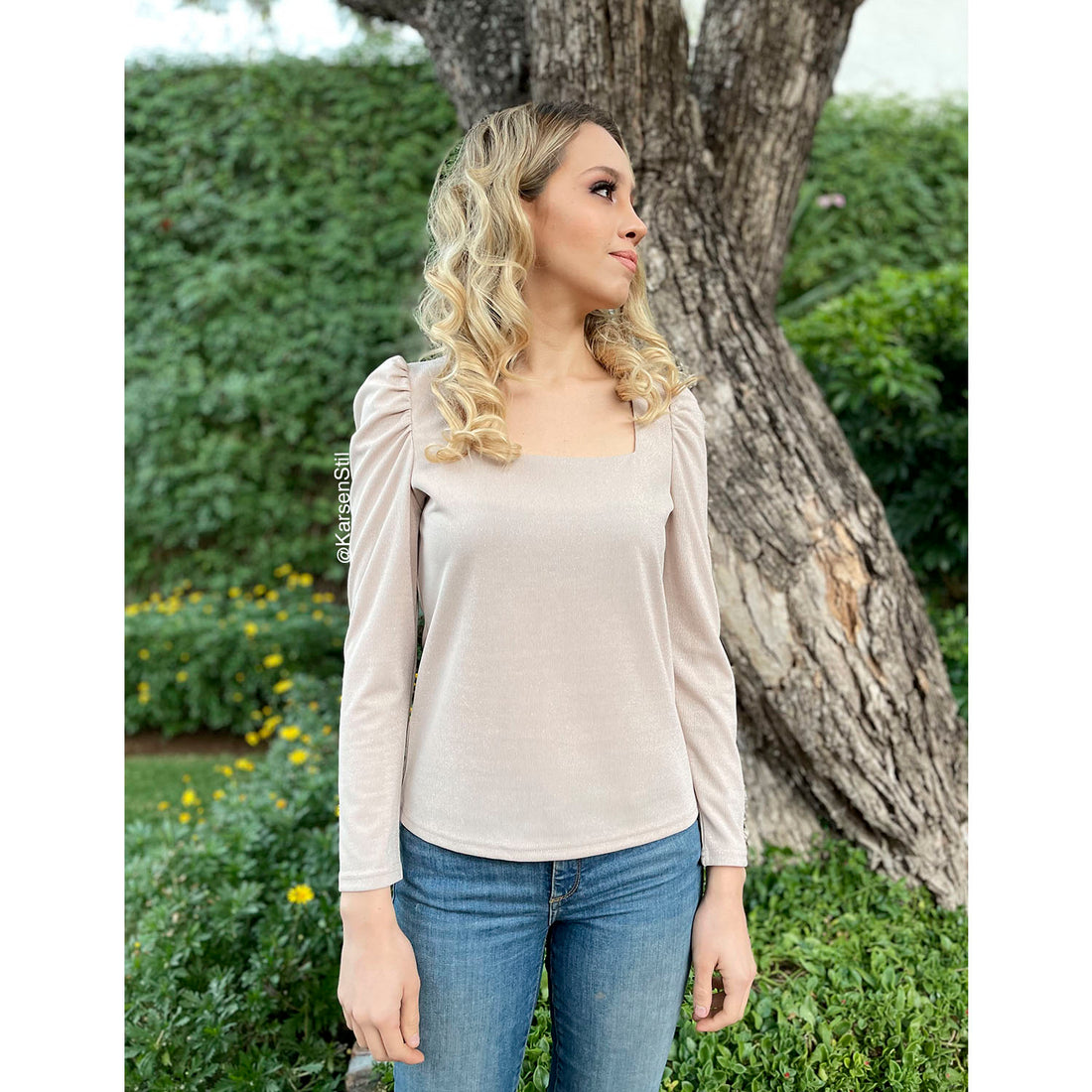 Nina | Blusa champagne